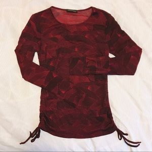 Kenneth Cole Side-Ruched Top